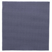 Serviette en ouate gaufré 2 plis bleu marine 39x39cm - par 1200
