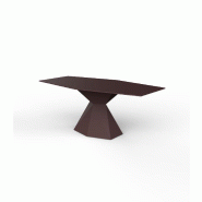 Table design in & out VERTEX - grenat