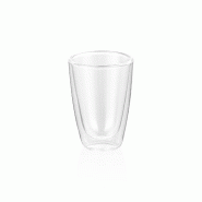 Verre latte macchiato 310 ml Ø 8,5 cm borosilicate LOUNGE lot de 2 - Was Germany - transparent verre 4044925015226