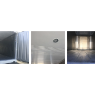Container frigorifique et isotherme repeint blanc, occasion révisée, garantie pièces 3 mois - 20 pieds REEFER