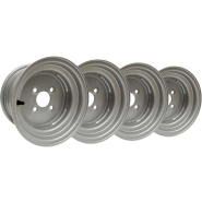 Jantes 6,00 x 10 pouces, pour remorquage à grande vitesse, système métrique, entraxe 4 x 100 mm (jeu de 4)