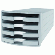 Bloc de classement 4 tiroirs ouverts 29.4x36.8x23.5cm
