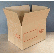 Caisse carton  galia a12e double cannelure