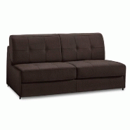 CANAPÉ LIT 4-5 PLACES DENSO XXL CONVERTIBLE EXPRESS LATTES COUCHAGE 180 CM MATELAS 18CM MICROFIBRE MARRON