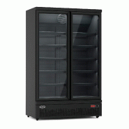 CombiSteel Réfrigérateur double à boissons Full Black - noir 7455.2230