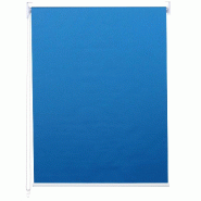 Décoshop26 - Store enrouleur de fenêtre occultant protection solaire store à tirage latéral 70x230cm opaque bleu 04_0004548 - bleu 3000465032698