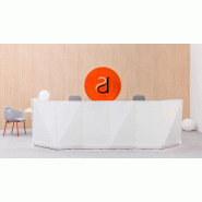 Grande banque d'accueil lumineuse Alpa - MDD - Gauche, Noir_0