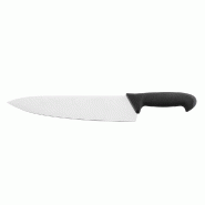 METRO PROFESSIONAL Couteau de chef Anti-Slip knives, acier inoxydable, 30 cm, noir - noir inox 4067373640758