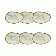 Novastyl - Lot 6 coupelles mineral 16x10cm en faience - 3256391061138 Novastyl - Lot 6 coupelles mineral 16x10cm en faience - 3256391061138