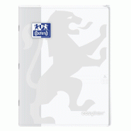 Oxford Lot de 10 Cahier EasyBook piqué 24x32, 96p./48 feuilles 90g/m², Séyès, incolore - 3020120120317