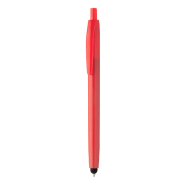 Stylo à bille - plastique - large clip pour impression - encre bleue - couleur rouge - 8,5 gr Stylo à bille - plastique - large clip pour impression - encre bleue - couleur rouge - 8,5 gr