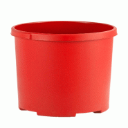V-part Poubelle ronde MOBIL XXL, 50L, en PP, coloris rouge - rouge plastique polypropylène 73183636