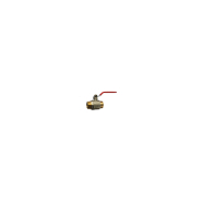 Vanne Bs M-m Laiton Lev.plat Rouge 1" Vanne Bs M-m Laiton Lev.plat Rouge 1"
