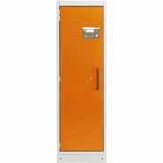 Armoire anti-feu PROline 6/20 F90, 1 porte gauche orange, 6 tiroirs - CEMO - 12021