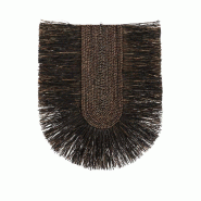 Bazar Bizar Décoration murale en herbe 74x5x87 cm noir - JAART006B