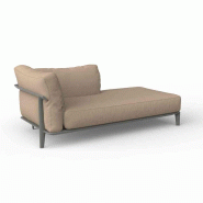 Chaise-longue gauche PASADENA - smoked