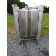 Container (IBC/GRV) inox carré 1000 L - CON016 - Dion Vanewiele Container (IBC/GRV) inox carré 1000 L - CON016 - Dion Vanewiele