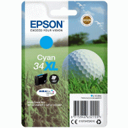 Epson Golf ball Singlepack Cyan 34XL DURABrite Ultra Ink_0