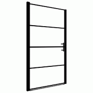 Helloshop26 - Porte de douche paroi de douche cabine de douche cloison de salle de bain maison intérieur 100 x 178 cm verre trempé 02_0003757 - 3000