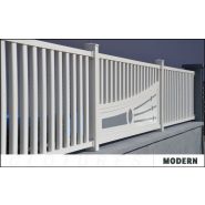Modern - clôture en aluminium - bredok