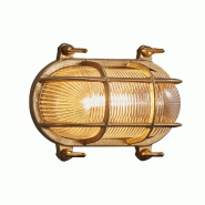 Nordlux Applique murale HELFORD  Brass Laiton, H.12.5 - IP64 - E27 / Extérieur - doré 5701581464681