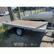 Plateau nu EDUARD 256 x 150 cm - PTAC : 750 kg - Simple Essieu - Non freiné - Référence D185+C