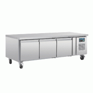 Soubassement réfrigéré positif gn 1/1 série u 3 portes - PDA463