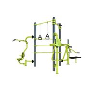 Station Combo 3-7 - Barre traction poignée, Chest Press, Pull, Espalier, TRX, Chaise romaine Station Combo 3-7 - Barre traction poignée, Chest Press, Pull, Espalier, TRX, Chaise romaine