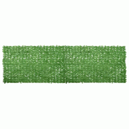 VidaXL Écran de balcon avec feuilles vert 500x150 cm Modèle Calypso Vent - vert 315505_0
