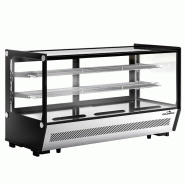 Vitrine réfrigérée positive de comptoir noire 242 Litres PREMIUM - GOLDINOX - inox 3701770829323 Vitrine réfrigérée positive de comptoir noire 242 Litres PREMIUM - GOLDINOX - inox 3701770829323