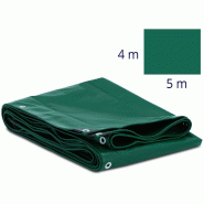 Wiesenfield - Wiesenfield WIE-PVC-4-5 Bâche de protection avec œillets 4 x 5 m Bâche avec œillets Bâche pour remorque - 4062859176202