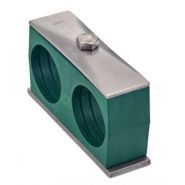72123 - colliers de fixation - bene inox - avec plaque supérieure de renfort 72123 - colliers de fixation - bene inox - avec plaque supérieure de renfort