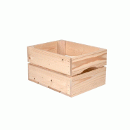Caisse L - 2 lattes L36xP27xH20 cm