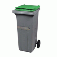 Conteneur Korok 2 Roues 240L - Polyethylène haute densité, recyclable avec bonde de vidage Conteneur Korok 2 Roues 240L - Polyethylène haute densité, recyclable avec bonde de vidage