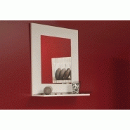 IMAGE MIROIR MURAL DESIGN COULEUR CREME