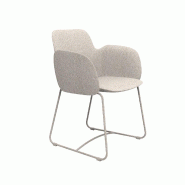Fauteuil in & out PEZZETTINA - écru granit