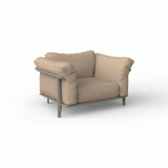 Fauteuil lounge PASADENA - tortora