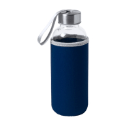 Gourde de sport en verre - 420 ml - Néoprène rouge avec dragonne Gourde de sport en verre - 420 ml - Néoprène rouge avec dragonne