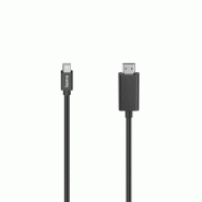 Hama Mini DP - Câble HDMI 4K, 1,5m, Ultra HD, noir - noir 200711