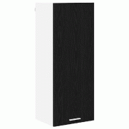 Helloshop26 - Armoire suspendue moderne grand espace de stockage 40 x 31 x 100 cm en bois d'ingénierie chêne noir 02_0053378 - noir Bois massif 3000