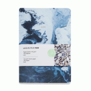 Miquelrius - Cahier souple A5 (142 x 210 mm), rayé uni, 50 feuilles blanches en PAPIER PIERRE sans arbres 144 g/m², couverture en papier et détail