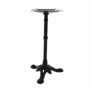 Piètement Bistrot Ht73 en fonte noir pour table intérieure 60x60, Ø70cm maxi