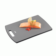 Planche à découper Levoro moyen format -  Gris Rectangle Plastique Gefu 31x21.5 cm - gris plastique 13985