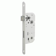 Serrure encastrable NF à condamnation pour salle de bain et toilette, axe 40mm, bouts ronds, blanc - THIRARD - blanc 3150260615012 Serrure encastrable NF à condamnation pour salle de bain et toilette, axe 40mm, bouts ronds, blanc - THIRARD - blanc 3150260615012