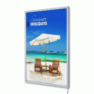 SHOWDOWN Displays Exposiciónate Boîte D'affichage Lumineux LED Économie A1 PLEDEA1G19 - argenté aluminium PLEDEA1G19