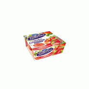 TAILLEFINE DE DANONE MON JARDIN GOURMAND DÉLICE DE POMME FRAISE 4 X 100 G TAILLEFINE DE DANONE MON JARDIN GOURMAND DÉLICE DE POMME FRAISE 4 X 100 G