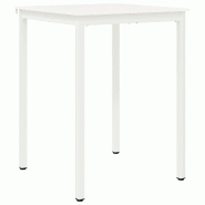 VidaXL Table de bar Blanc 110 x 55 x 105 cm Bois de pin massif Modèle Titan Essence Plus - 892802