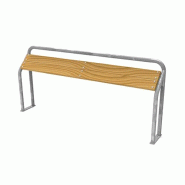 Banc Ischiatique - Bois Tropical ou Bois Technologique - Acier Galvanisé - 2 Longueurs - à visser