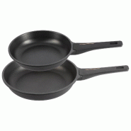 BERGNER - Jeu de poêles ø20/24 cm en aluminium coulé compatible induction - aluminium Q4864