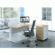 Bureau compact 90° OGI N - MDD - 160, Droite